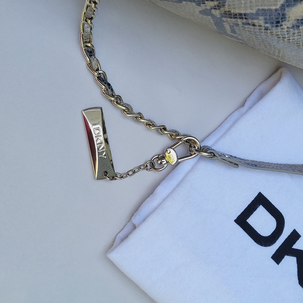 Dkny Stunning Python Shoulder Crossbody Python Pr… - image 4